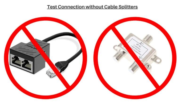 Remove Cable Splitters