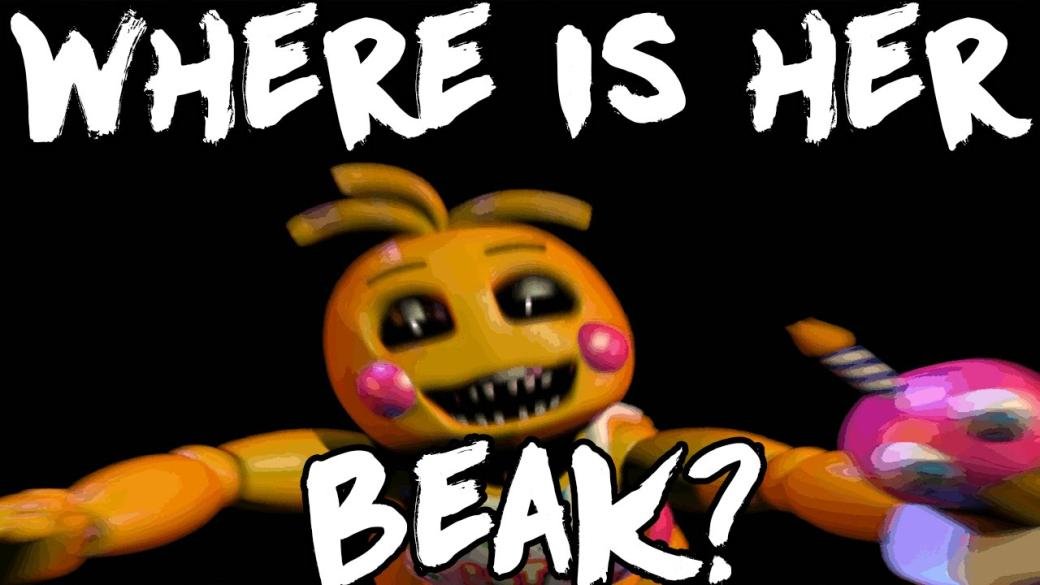 Tiny Toy Chica’s Missing Beak