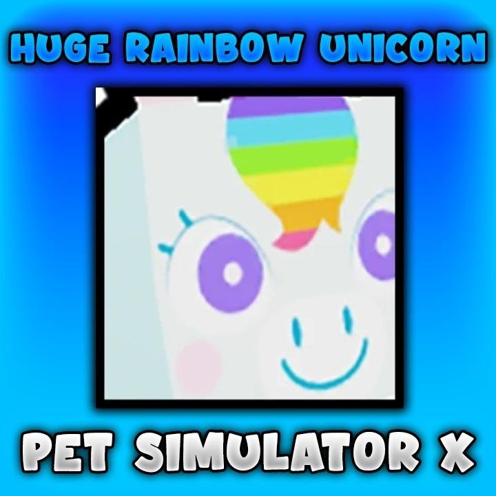 Huge Rainbow Unicorn Pet Simulator X | Poznań | Kup teraz na Allegro Lokalnie