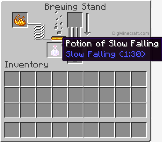 Completed potion of slow falling