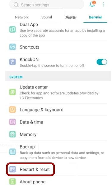 lg ims stopped working fix 
