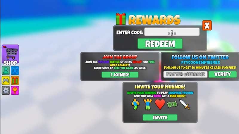 hospital tycoon codes