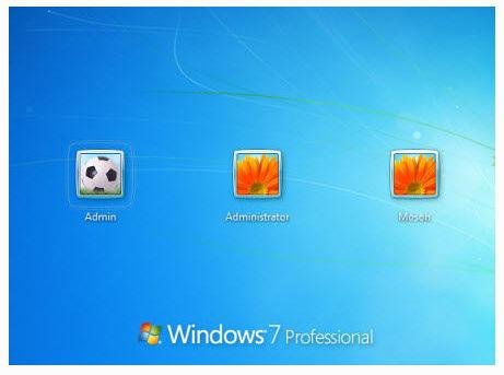 Log in as Administrator Account