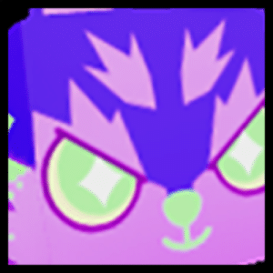 Huge Neon Twilight Wolf Value