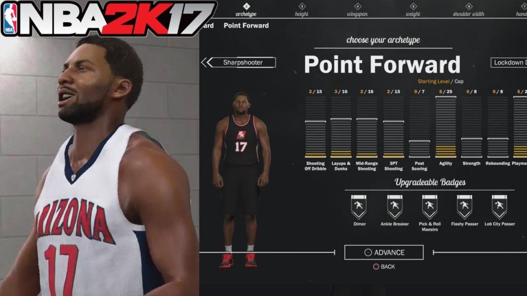 NBA 2K17 MyCareer BREAKDOWN: MyPlayer Creation, NEW Badges, Playstyles, and Skill Caps! - YouTube