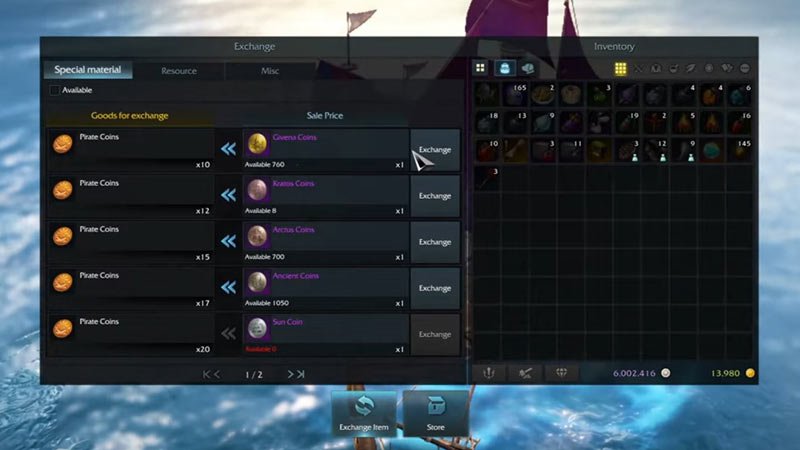 lost ark pirate coins 