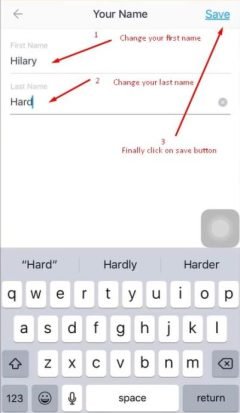 Change your kik display name