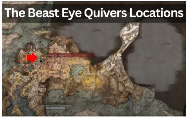 Elden Ring Beast Eye Quivers Locations