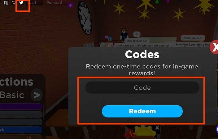 How to Redeem Codes in The Presentation Experience?
