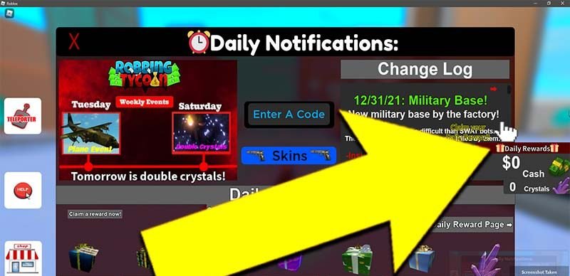 robbing tycoon codes 