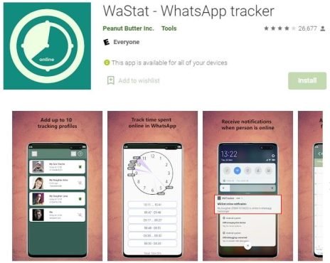 WaStat-Online Notification WhatsApp