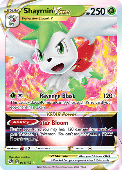 Shaymin VStar Cards