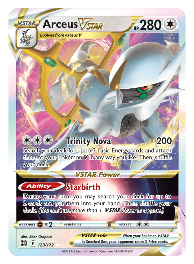 Arceus VStar Cards
