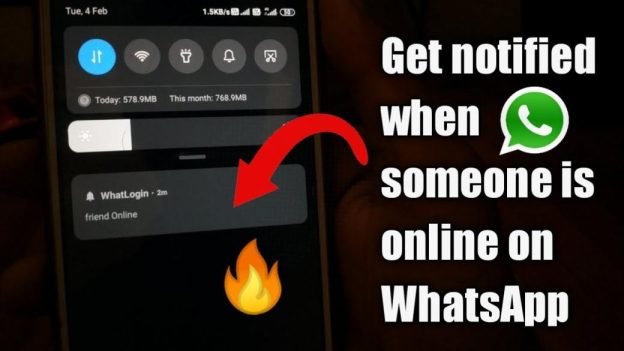 whatsapp online notification
