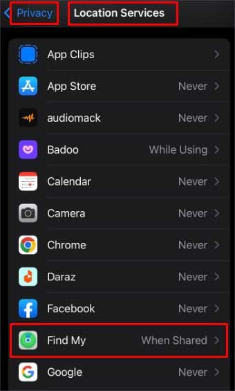 no location found meaning