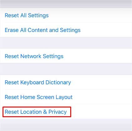 no location found meaning