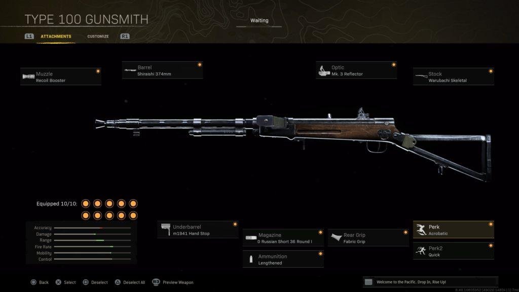 Best Type 100 Loadout in Warzone