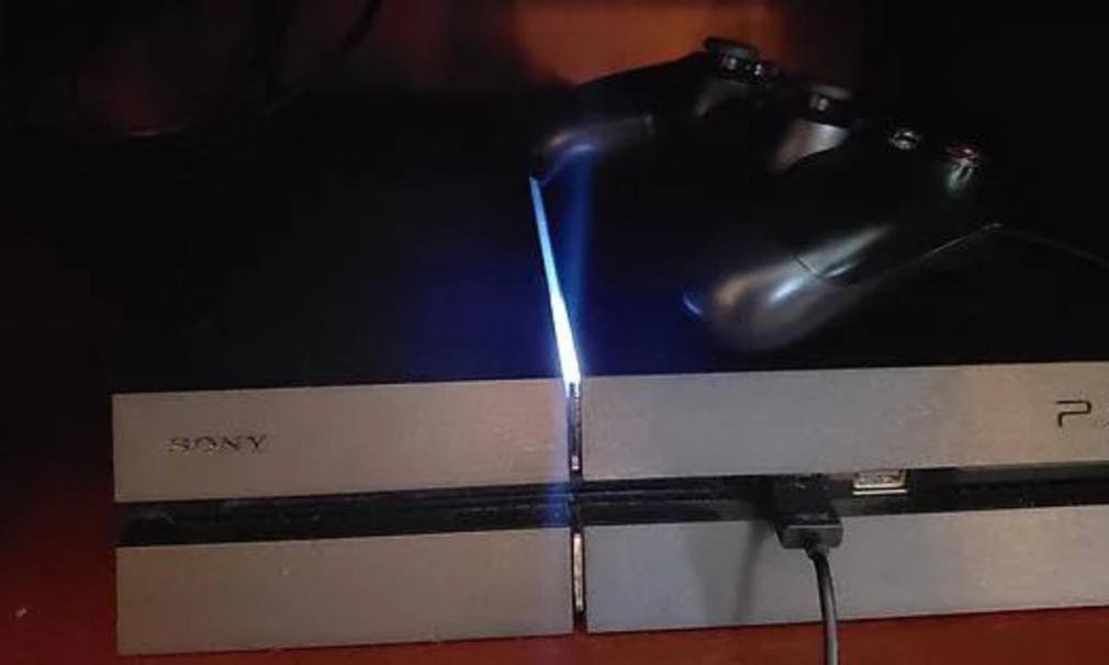 how to fix white light on ps4
