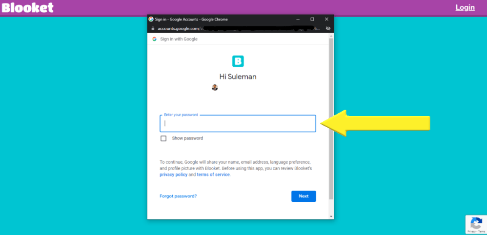 blooket dashboard login