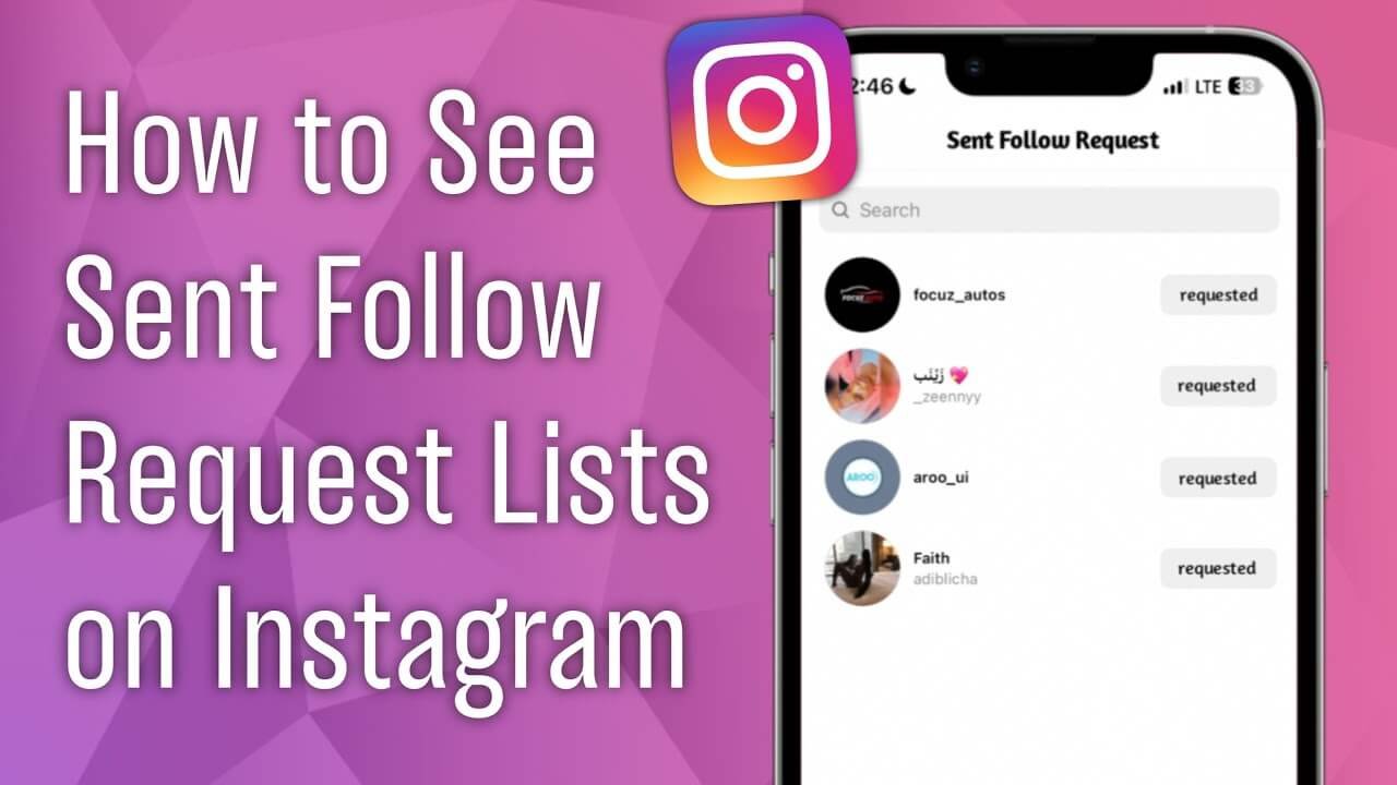 How To See Sent Follow Request On Instagram Iphone
