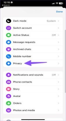 restrict in messenger