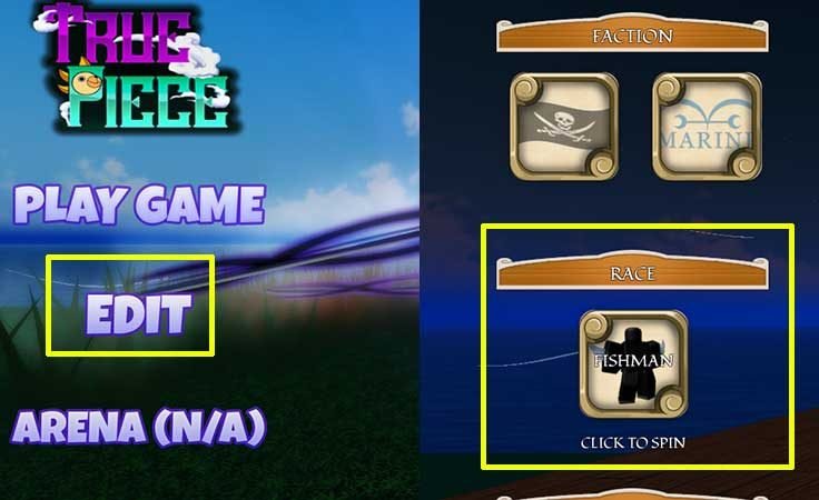 How to Change Race in True Piece?