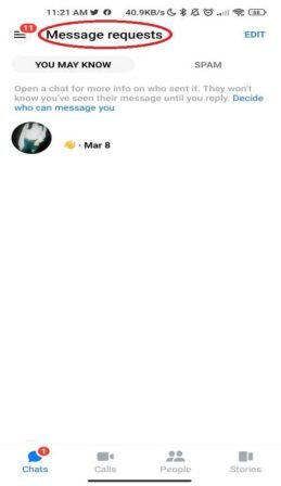 Check Message Requests