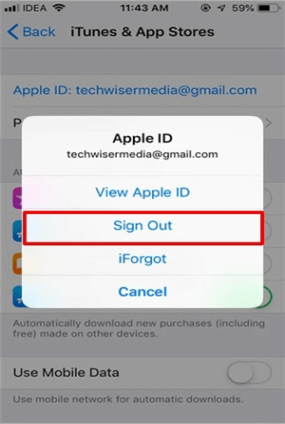 Logout your Apple Id and then Log in Again
