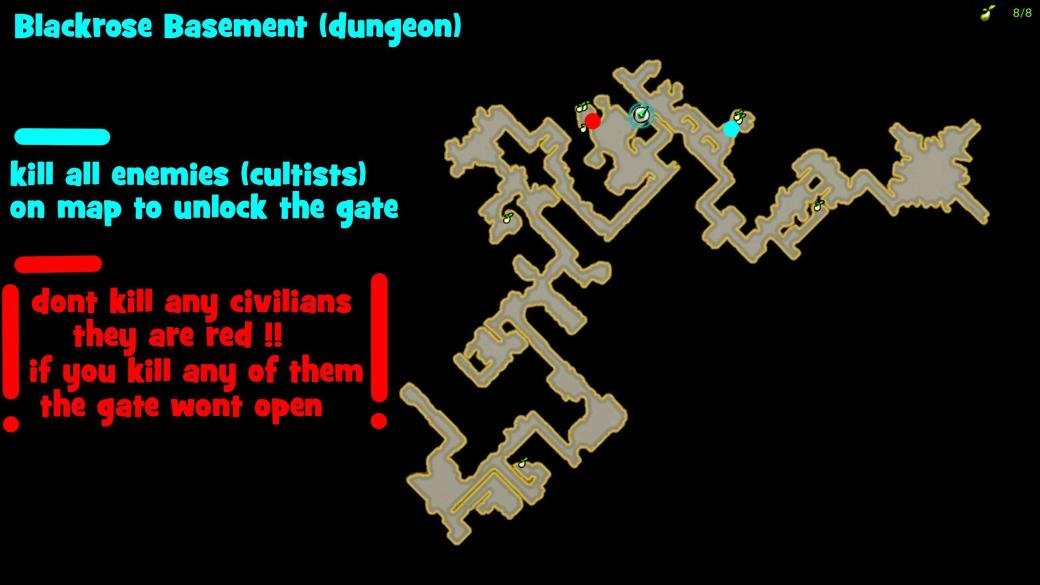 A map of a dungeon Description automatically generated