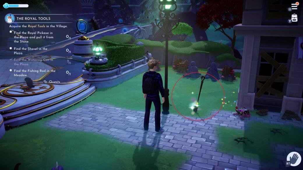 where is the watering can in dreamlight valley