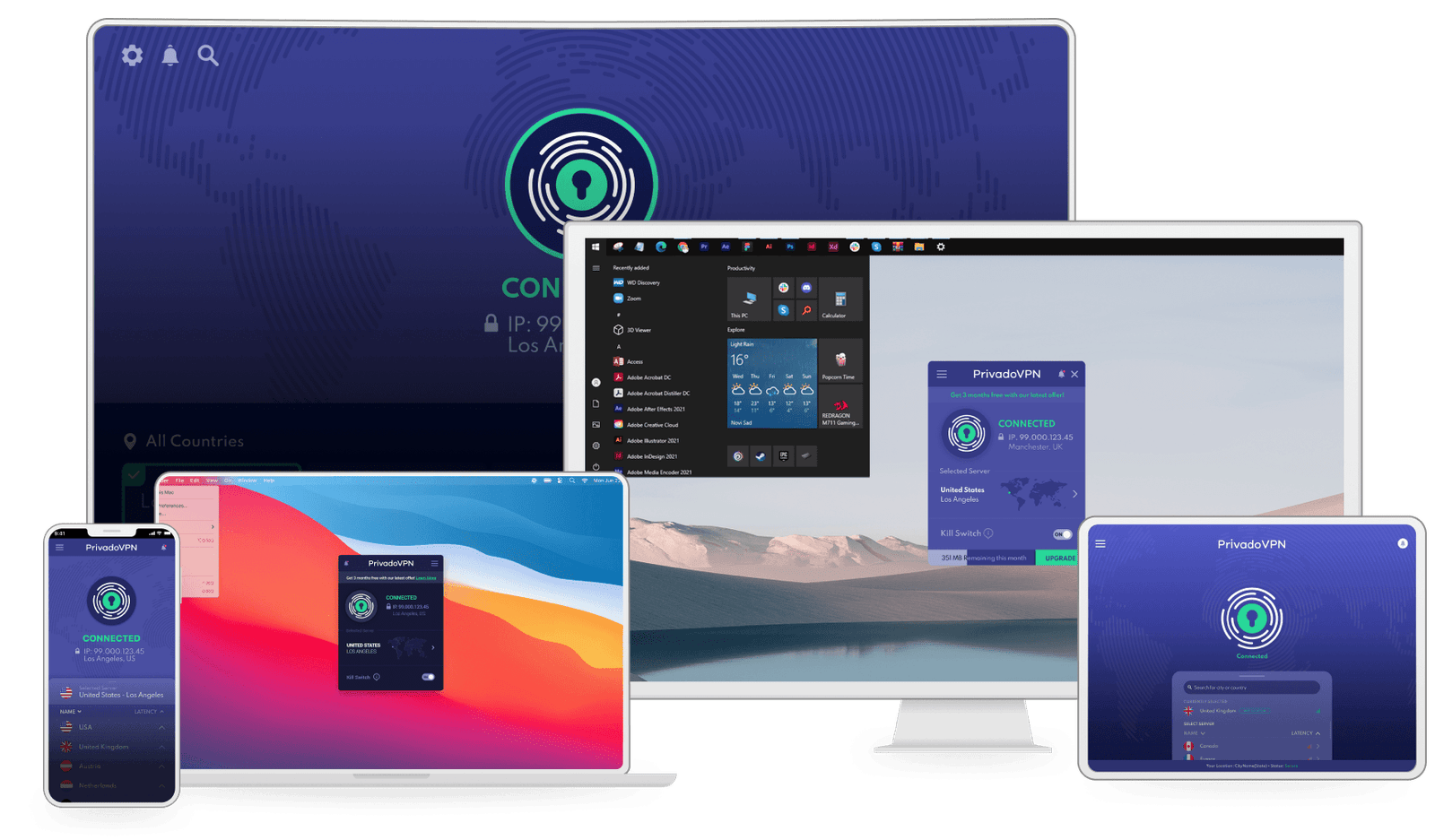 Best VPN for Multiple Devices | Secure VPN | PrivadoVPN