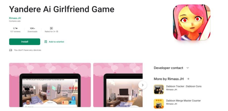 yandere ai girlfriend simulator