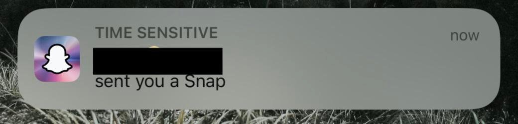 Sami Fathi on X: "Since when does Snapchat utilize Time Sensitive notifications? And why am I getting them for just one person? Started happening a few days ago. https://t.co/Cr00XlywKo" / X